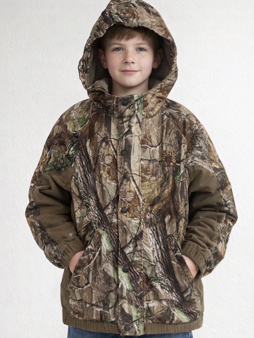 Realtree Mad Dog Gear Jacket Youth Large Camouflage Hunting Outdoor Hiking